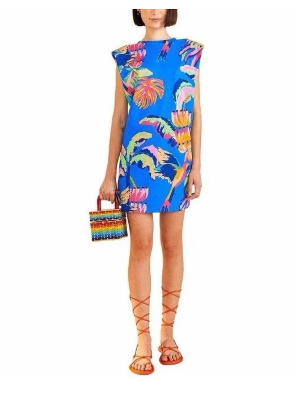 Farm Rio Painted Jungle Shirtdress NWT Size Small